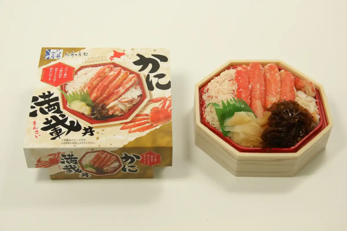 北海道　かに満載丼