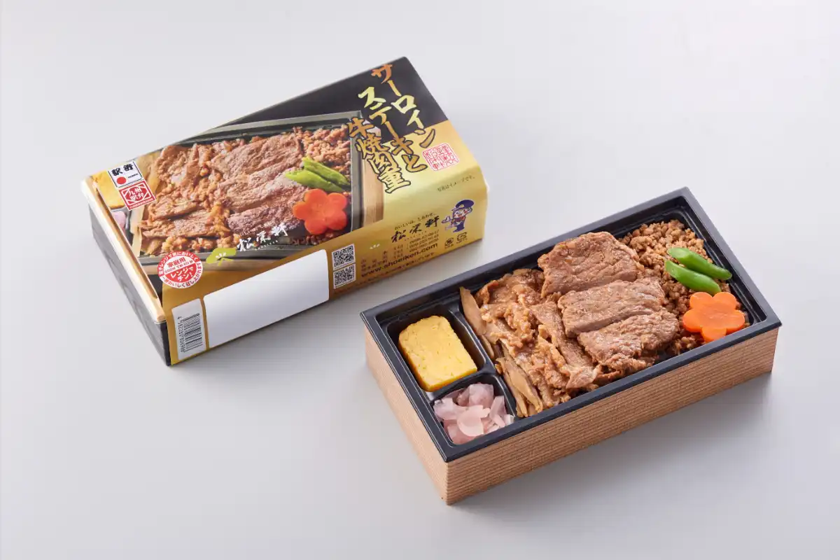 ｻｰﾛｲﾝｽﾃｰｷと牛焼肉重